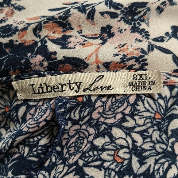 Floral Cover Up / Size 2X - Picture 4 of 7